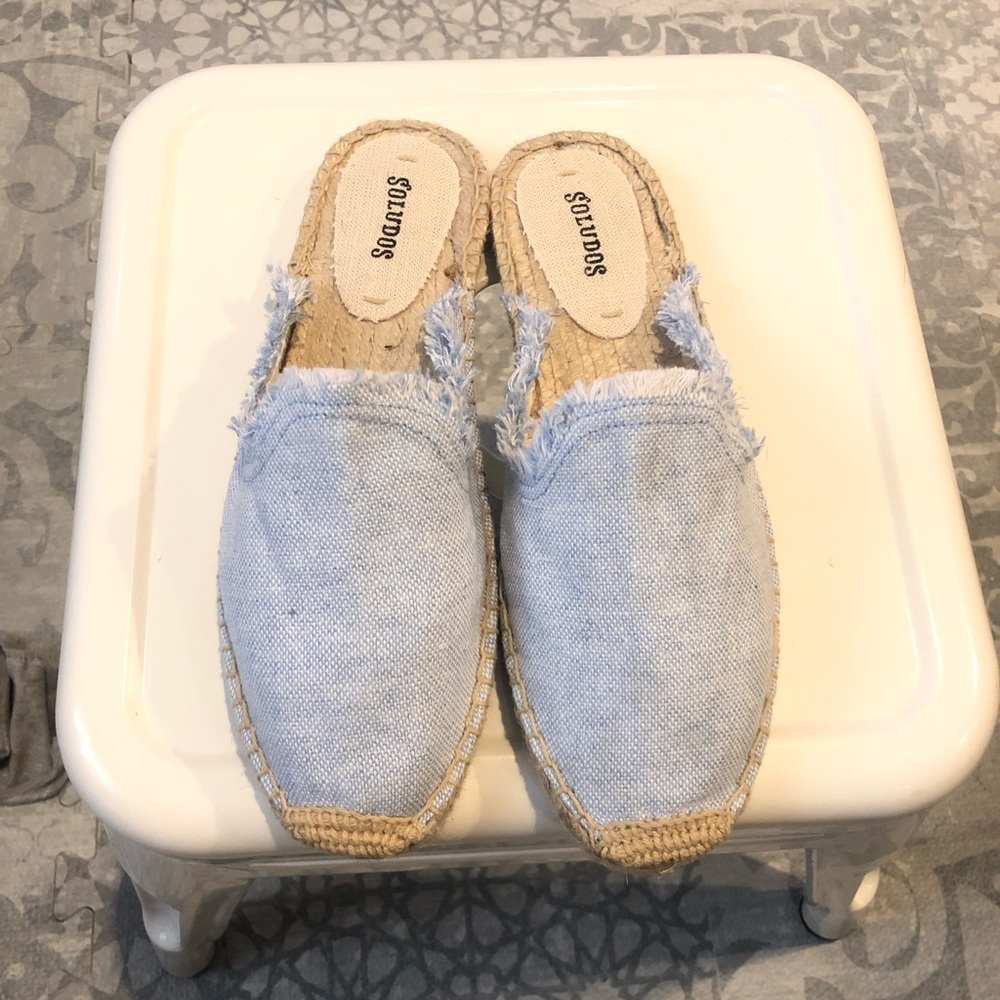 [Soludos] Frayed Mule Espadrilles